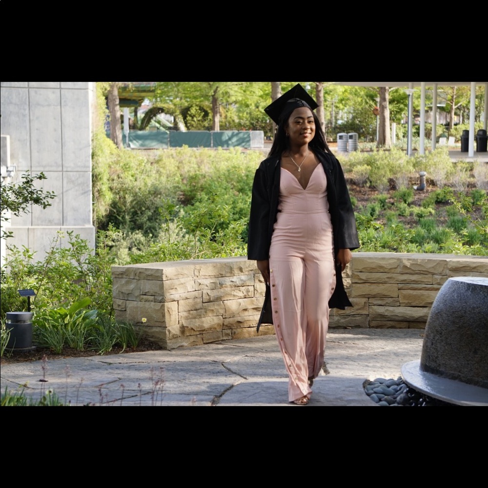 Pink jumpsuit